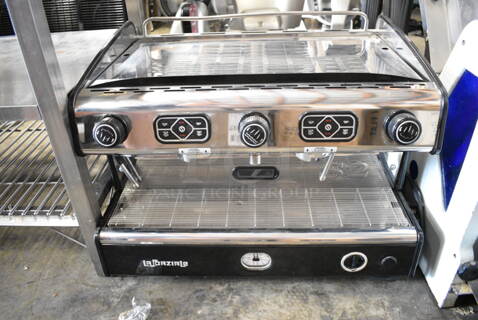2017 La Spaziale EK2 Stainless Steel Commercial Countertop 2 Group Espresso Machine w/ Steam Wand. 230 Volts, 1 Phase. 
