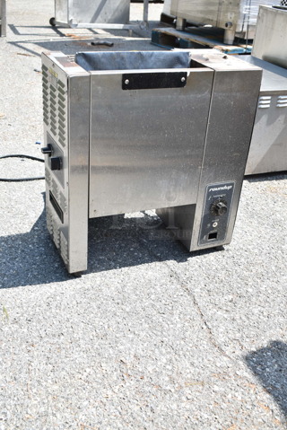 Roundup WCT-1000CF Stainless Steel Commercial Countertop Vertical Contact Toaster. 120 Volts, 1 Phase. Tested and Does Not Power On