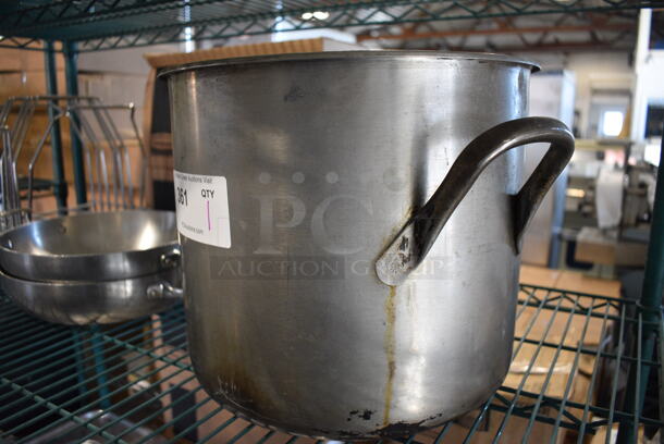 Metal Stock Pot. 17.5x13x11.5 - Image 3 of 3
