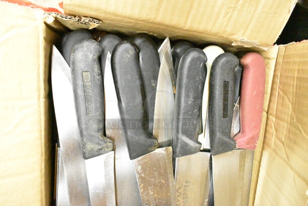 50 SHARPENED Stainless Steel Knives Including Chef Knives. 50 Times Your Bid!  - Image 3 of 6