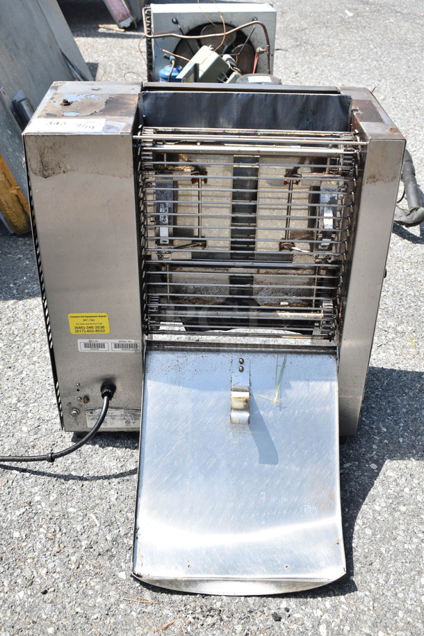 Roundup WCT-1000CF Stainless Steel Commercial Countertop Vertical Contact Toaster. 120 Volts, 1 Phase. Tested and Does Not Power On - Image 5 of 6