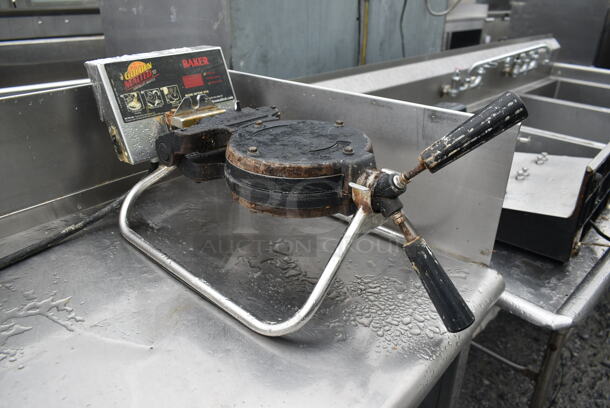 RT-P Stainless Steel Commercial Countertop Waffle Maker. 120 Volts, 1 Phase. Tested and Working! - Image 2 of 5