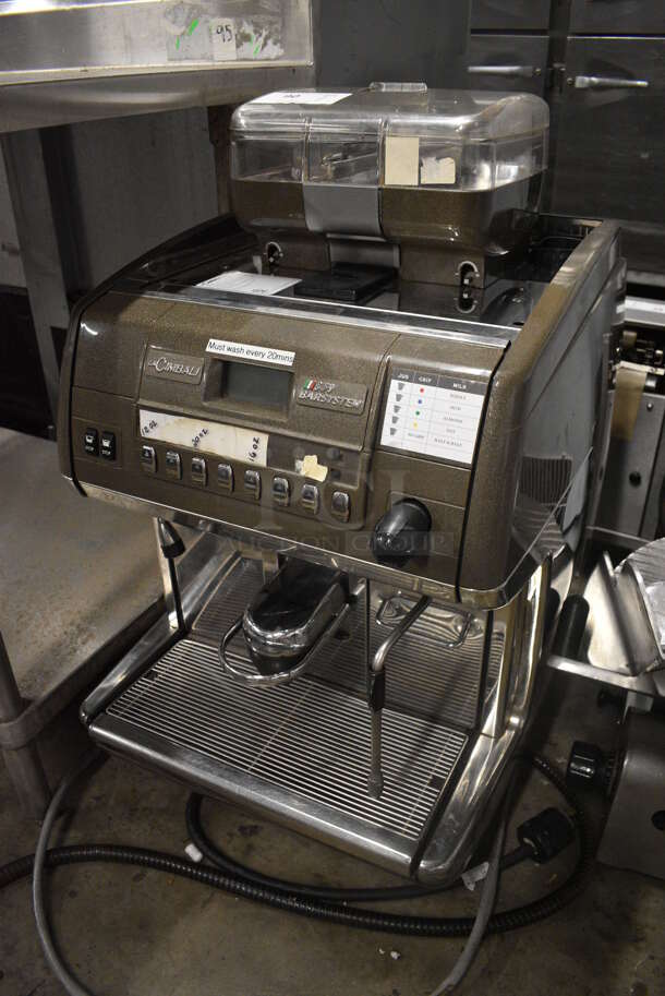 2014 La Cimbali Model S39/1 NF Barsystem Metal Commercial Countertop Automatic Single Group Espresso Machine w/ Hoper and Steam Wand. 208-240 Volts, 1 Phase. 19.5x27.5x34 - Image 2 of 6