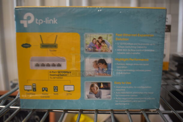 4 BRAND NEW IN BOX TP-Link 5 Port Switch TL-SF1005D and 1 Netgear ProSafe 16 Port Switch FS116. 5 Times Your Bid! - Image 3 of 5