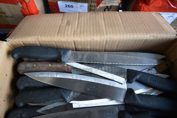 45 SHARPENED Stainless Steel Knives Including Chef Knives. 45 Times Your Bid! - Image 3 of 5