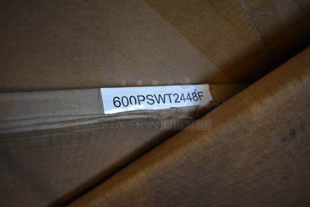 BRAND NEW SCRATCH AND DENT! Regency 600PSWT2448F 24" x 48" Poly Table Top for 24" x 48" Poly Top Table without Backsplash - Image 2 of 4