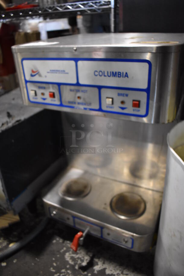 American Beverage Systems Stainless Steel Commercial Countertop Coffee Machine w/ Hot Water Dispenser. 18x21x29.5 - Image 3 of 3