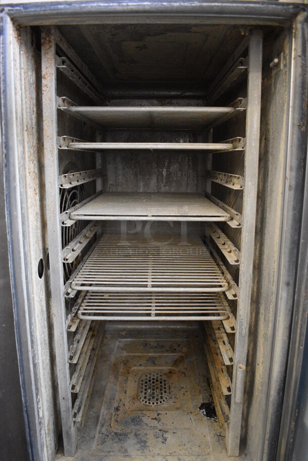 Alto Shaam Model CTP10-10E Stainless Steel Commercial Electric Powered Combitherm Convection Oven on Stainless Steel Equipment Stand. 35.5x38x69.5 - Image 4 of 6
