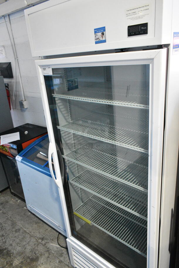 2021 True TSCI-600R-G-PH Metal Commercial Single Door Reach In Cooler Merchandiser. 115 Volts, 1 Phase. Tested and Working! - Image 2 of 6