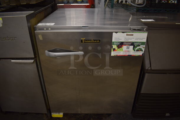 Traulsen UHT27-R Stainless Steel Commercial Single Door Undercounter Cooler on Commercial Casters. 115 Volts, 1 Phase. 27x30x34. Tested and Working!