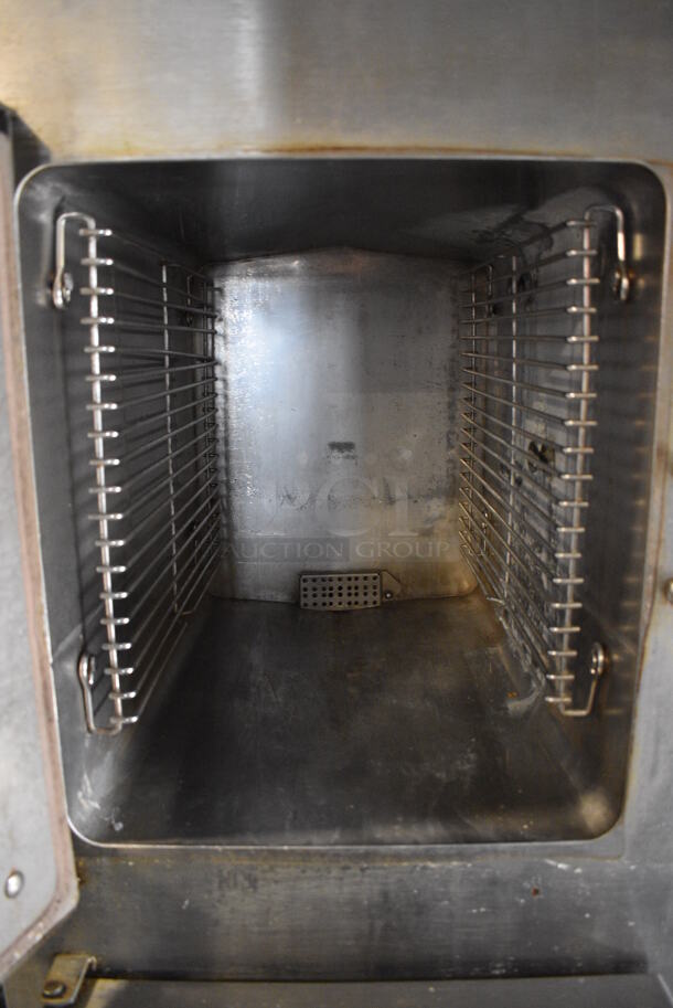 Cleveland Stainless Steel Commercial Natural Gas Powered 2 Deck Steam Cabinet. 24x38x65 - Image 5 of 6