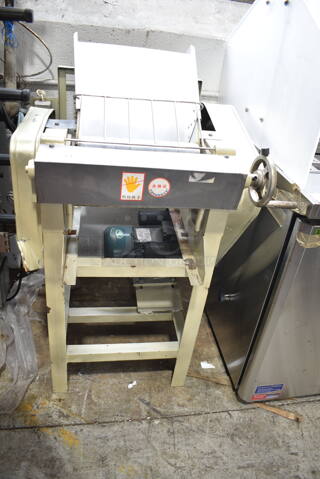 Metal Commercial Floor Style Bread Loaf Slicer. 200/250 Volts. 