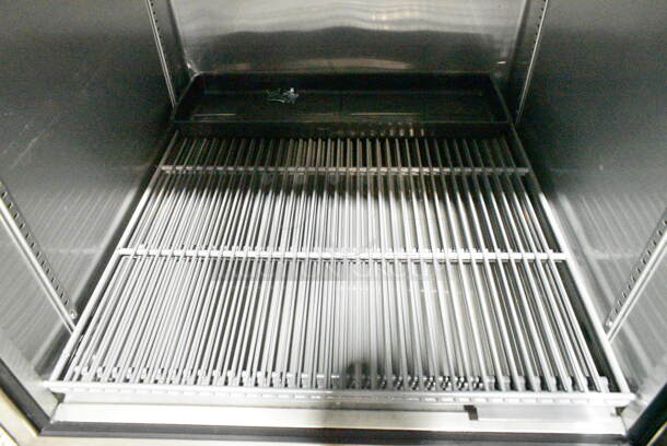 2016 True T-23DT Stainless Steel Commercial 2 Half Size Door Reach In Cooler and Freezer on Commercial Casters. 115 Volts, 1 Phase. Tested and Working! - Image 7 of 11