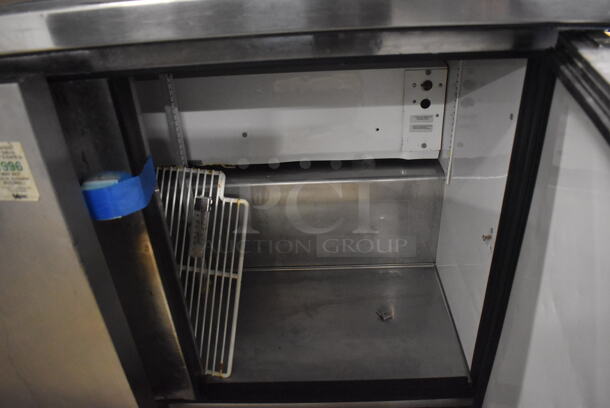 True TUC-48F Stainless Steel 2 Door Undercounter Freezer on Commercial Casters. 115 Volts, 1 Phase. 48.5x30x36. Tested and Working! - Image 3 of 6