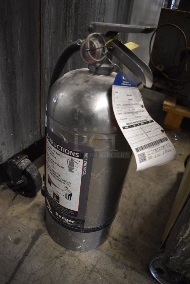 Badger Wet Chemical Fire Extinguisher. 9x7x19. Buyer Must Pick Up - We Will Not Ship This Item - Image 2 of 4