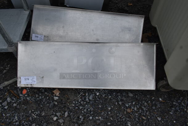 Stainless Steel Commercial Wall Mount Shelf. - Image 1 of 3