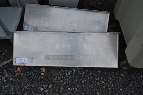 Stainless Steel Commercial Wall Mount Shelf.