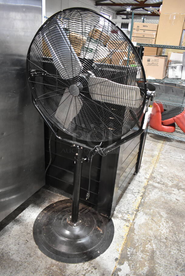 SFSC1-750S Black Metal Floor Fan. 120 Volts, 1 Phase. Tested and Working! - Image 1 of 5