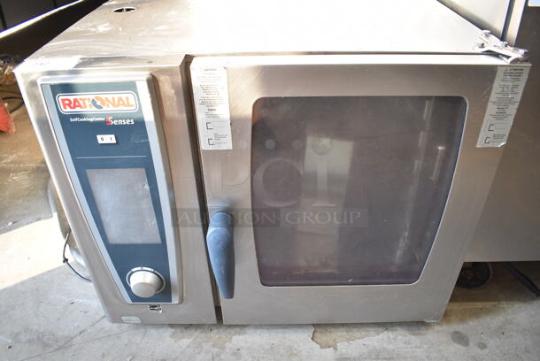 2015 Rational SCC WE 61 Stainless Steel Commercial Electric Powered Self Cooking Center Combi Oven. 208 Volts, 3 Phase.  - Image 1 of 5