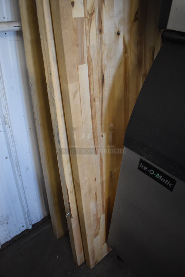 Butcher Block Wooden Tabletop. 96x25x1.5 - Image 2 of 3