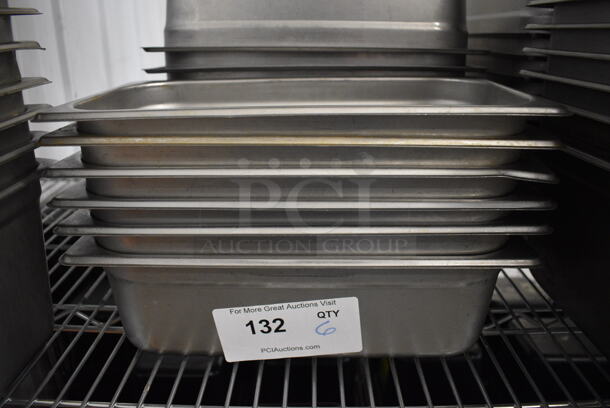 12 Stainless Steel 1/3 Size Drop In Bins. 1/3x4. 12 Times Your Bid! - Image 3 of 3