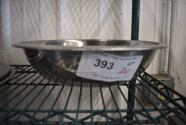2 Various Metal Bowls. Includes 13.5x13.5x4. 2 Times Your Bid! - Image 3 of 3
