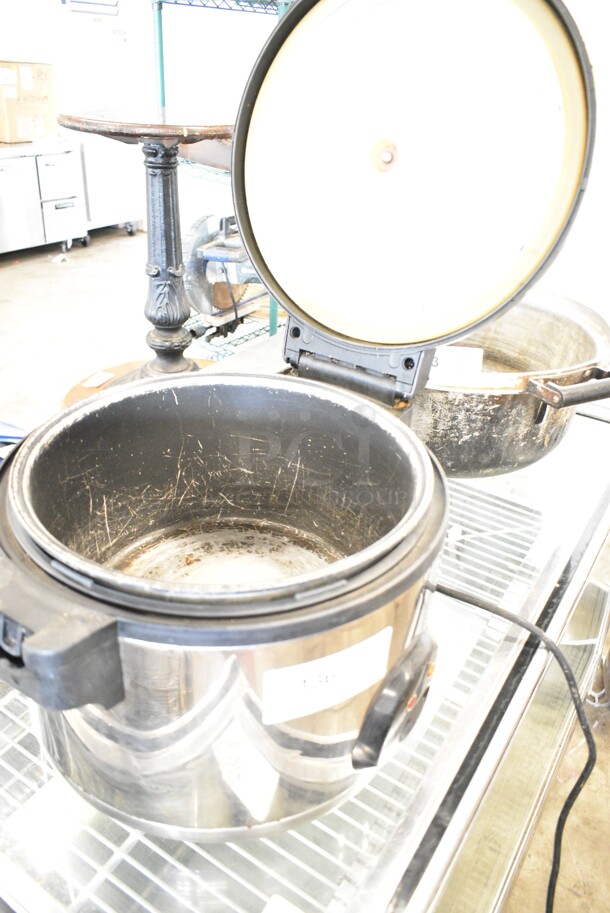 AK-50RC Metal Countertop Rice Cooker. 120 Volts, 1 Phase. Tested and Working! - Image 4 of 6