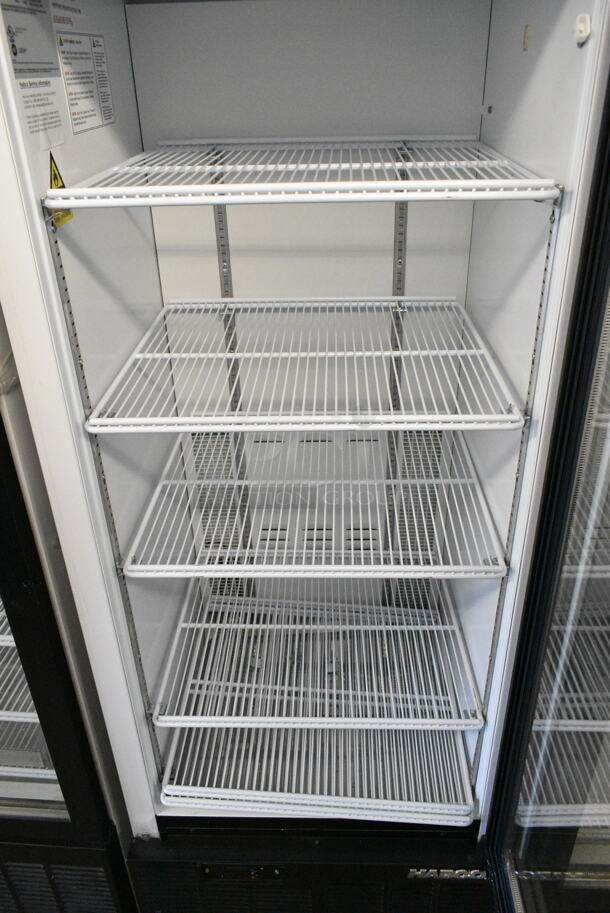 Habco SE12HC Metal Commercial Single Door Reach In Cooler Merchandiser w/ Poly Coated Racks. 115 Volts, 1 Phase. Tested and Working! - Image 3 of 5