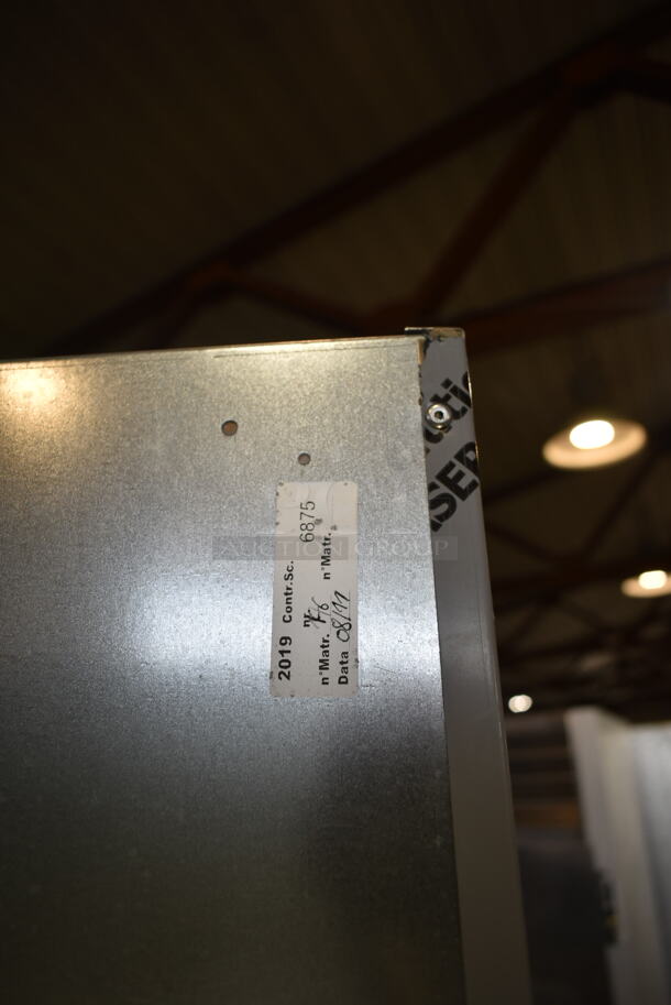 BRAND NEW SCRATCH AND DENT! Stainless Steel Commercial Single Door Reach In Cooler Frame. Does Not Have Compressor. - Image 6 of 6