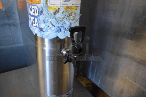 Bunn Stainless Steel Commercial Iced Tea Holder Dispenser. - Image 3 of 4