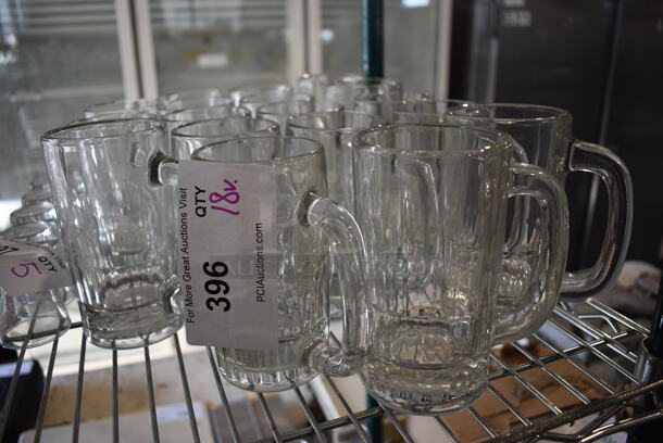 18 Various Glass Mugs. Includes 4.5x3x5.5. 18 Times Your Bid! - Image 3 of 3