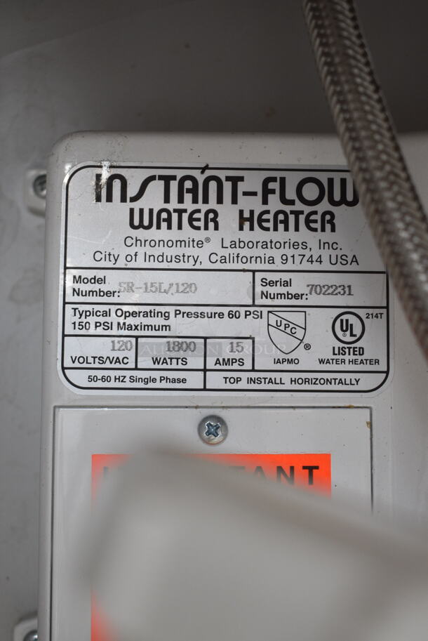 Stainless Steel Commercial Portable Sink on Commercial Casters. - Image 8 of 8