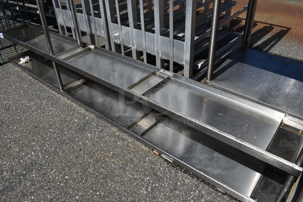 Stainless Steel Commercial 2 Tier Over Shelf. 106x12x30.5 - Image 2 of 2
