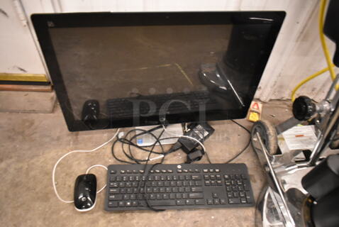 HP 23-q116 Pavilion All-in-One Computer w/ Keyboard and Mouse. Windows 10 Home. i3-4170t @ 3.2 Ghz. 4 GB RAM. 1 TB HDD