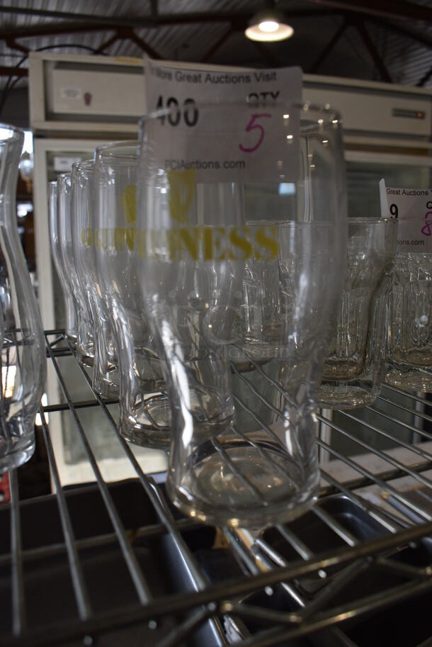 5 Guinness Beverage Glasses. 3x3x6.5. 5 Times Your Bid! - Image 3 of 3
