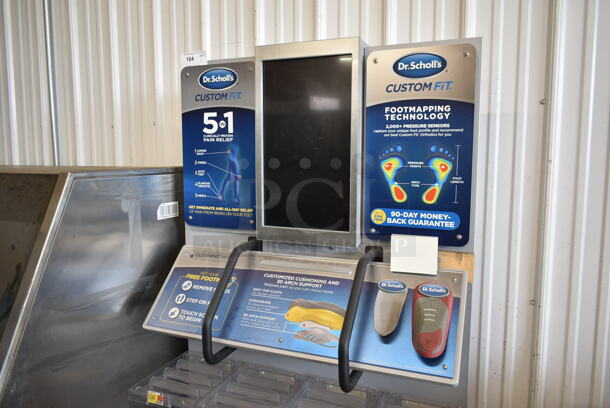 Dr Scholl's Metal Commercial Floor Style Footmapping Insole Station. - Image 4 of 5