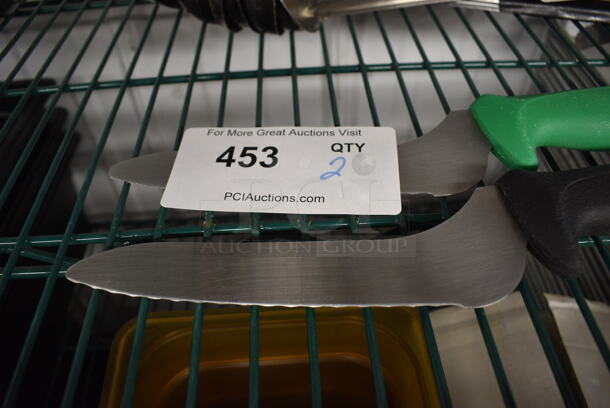 2 Stainless Steel Knives. 12". 2 Times Your Bid! - Image 2 of 2