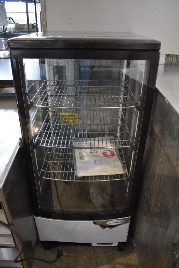 BRAND NEW SCRATCH AND DENT! KoolMore Metal Commercial Countertop Refrigerated Display Case Merchandiser. 17x16x39. Tested and Working!