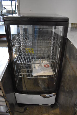 BRAND NEW SCRATCH AND DENT! KoolMore Metal Commercial Countertop Refrigerated Display Case Merchandiser. 17x16x39. Tested and Working!