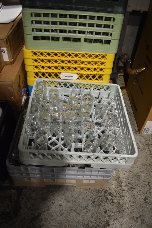 ALL ONE MONEY! Lot of 11 Various Dish Caddies of Various Glasses Including Wine Glasses - Image 2 of 6