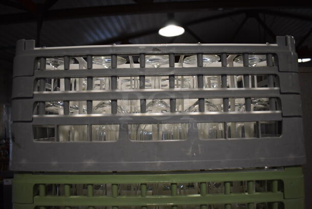 ALL ONE MONEY! Lot of 11 Various Dish Caddies of Various Glasses Including Wine Glasses - Image 5 of 6