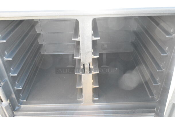 Gray 2 Door Cabinet on Commercial Casters.  - Image 4 of 4