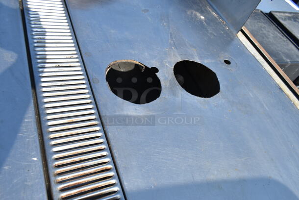 Stainless Steel Commercial Soda Station w/ 2 Under Shelves.  - Image 4 of 6