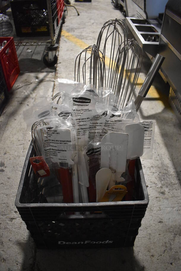 ALL ONE MONEY! Crate of Various BRAND NEW Items Including Whisks and Poly Spatulas - Image 7 of 7
