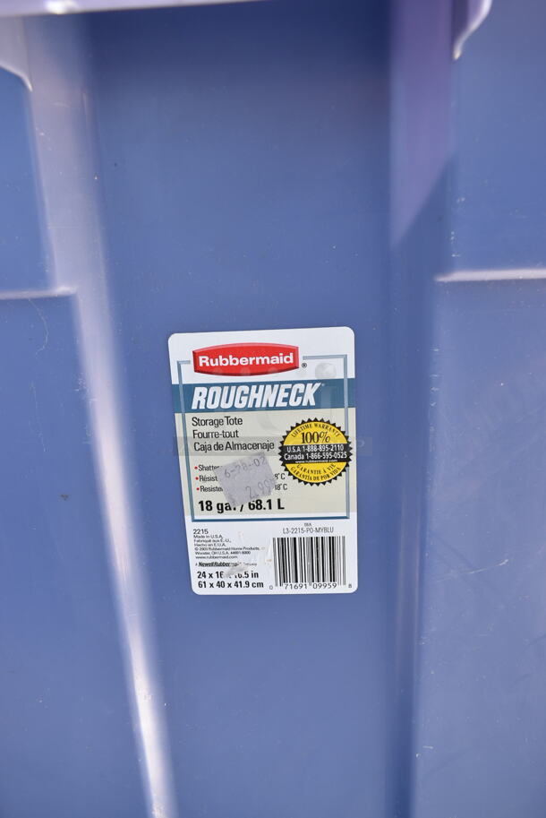 ALL ONE MONEY! Lot of Poly Bins and 2 Metal Round Pizza Pans - Image 3 of 11