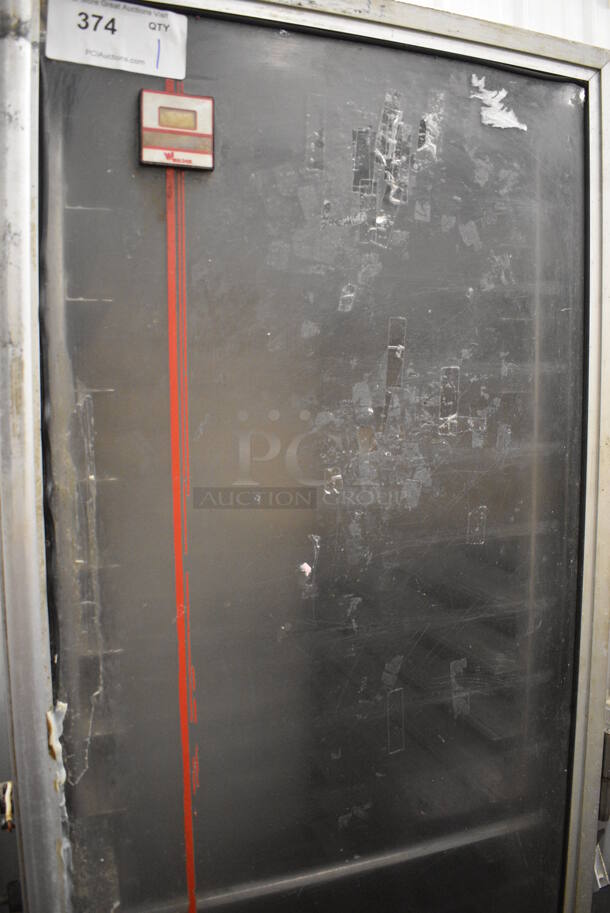 Metal Commercial Enclosed Pan Transport Rack on Commercial Casters. 25x31x70 - Image 3 of 5