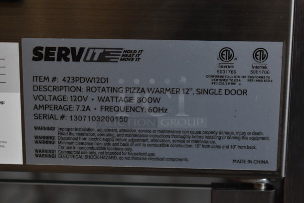 BRAND NEW SCRATCH AND DENT! ServIt 423PDW12D1 Stainless Steel Commercial Countertop Full-Service Countertop Display Warmer with 4 Shelves. 120 Volt, 1 Phase. Tested and Working! - Image 3 of 6