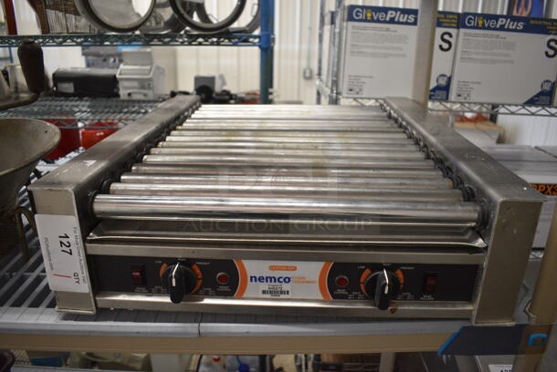 2019 Nemco Model 8045N Stainless Steel Commercial Countertop Hot Dog Roller. 120 Volts, 1 Phase. 22x26x7. Tested and Working!