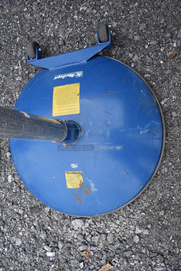 2 MacGregor Blue and Chrome Metal Net Poles. 24x24x100. 2 Times Your Bid! - Image 5 of 6