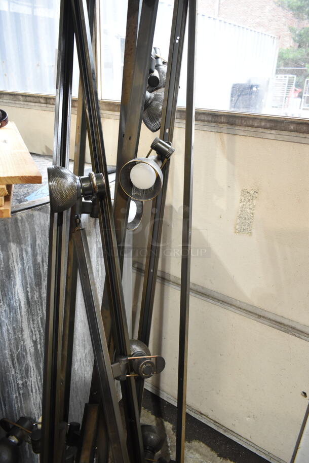 10 Track Lights on Metal Poles. 10 Times Your Bid! - Image 2 of 7